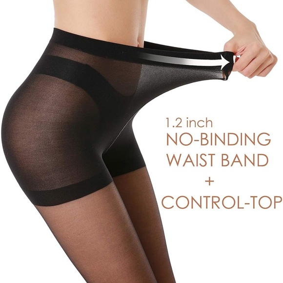 3 pairs NWT sheer tights - size medium - Picture 3 of 6